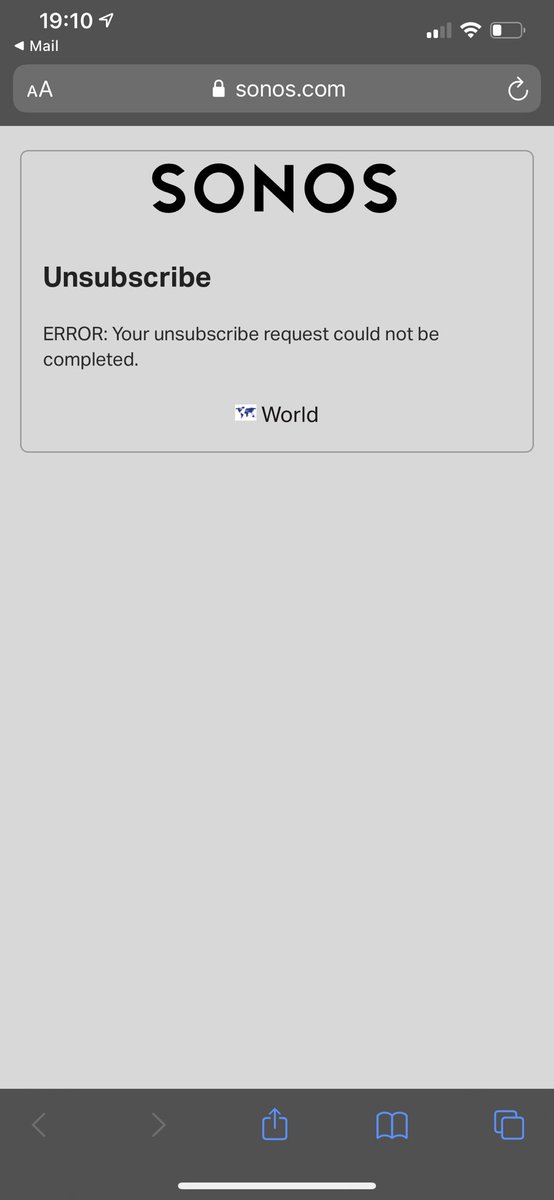 jasperbom's tweet photo. @Sonos I can’t unsubscribe..... https://t.co/Mg9P2VVIgo