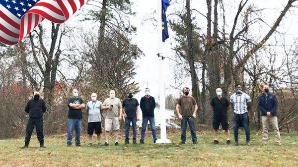 Pictured is Bill Estes, our General Manager recognizing our APP® Veterans.  Thank you to all men and women who have served.  Happy Veterans Day.