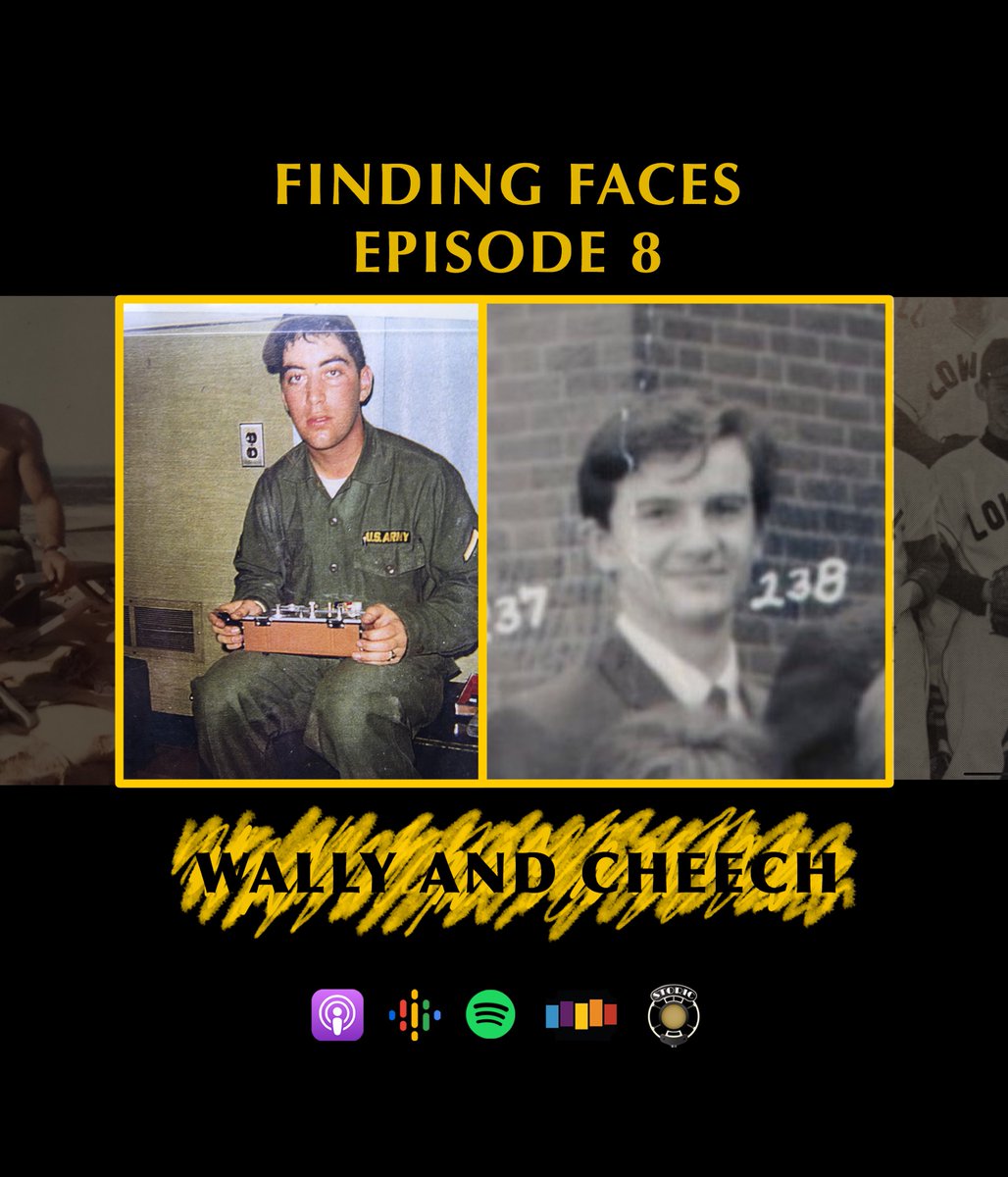 Episode 8, Wally and Cheech, is available now on <a href="/ApplePodcasts/">Apple Podcasts</a>, <a href="/Stitcher/">SiriusXM Podcasts</a>, <a href="/spotifypodcasts/">Spotify Podcasts 🎙</a> and everywhere else you listen. You can also check out all episodes of our series here, on the <a href="/storicmedia/">Storic Media</a> website: storicmedia.com/finding-faces. #VeteransDay #VeteransDay2020 #Vietnam