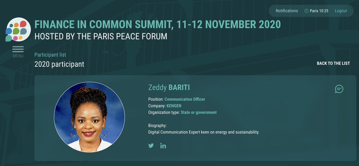 ZeddyBariti's tweet image. I will be attending #FinanceInCommon2020 the 1st global meeting of all Public Development Banks.

From 12 noon EAT tomorrow, @KenGenKenya MD &amp;amp; CEO will speak to KenGen’s ambitious decarbonization targets. #EnergyChampion #ClimateAction   #SDGs #BuildBackBetter