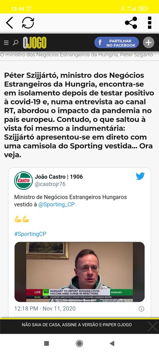 sovietico_82's tweet photo. @castrojr76 @Sporting_CP O teu tweet aprece no @ojogo ,  @castrojr76 em cima do (acontecimento Sporting) bem haja!! https://t.co/ngMpVPfeSv