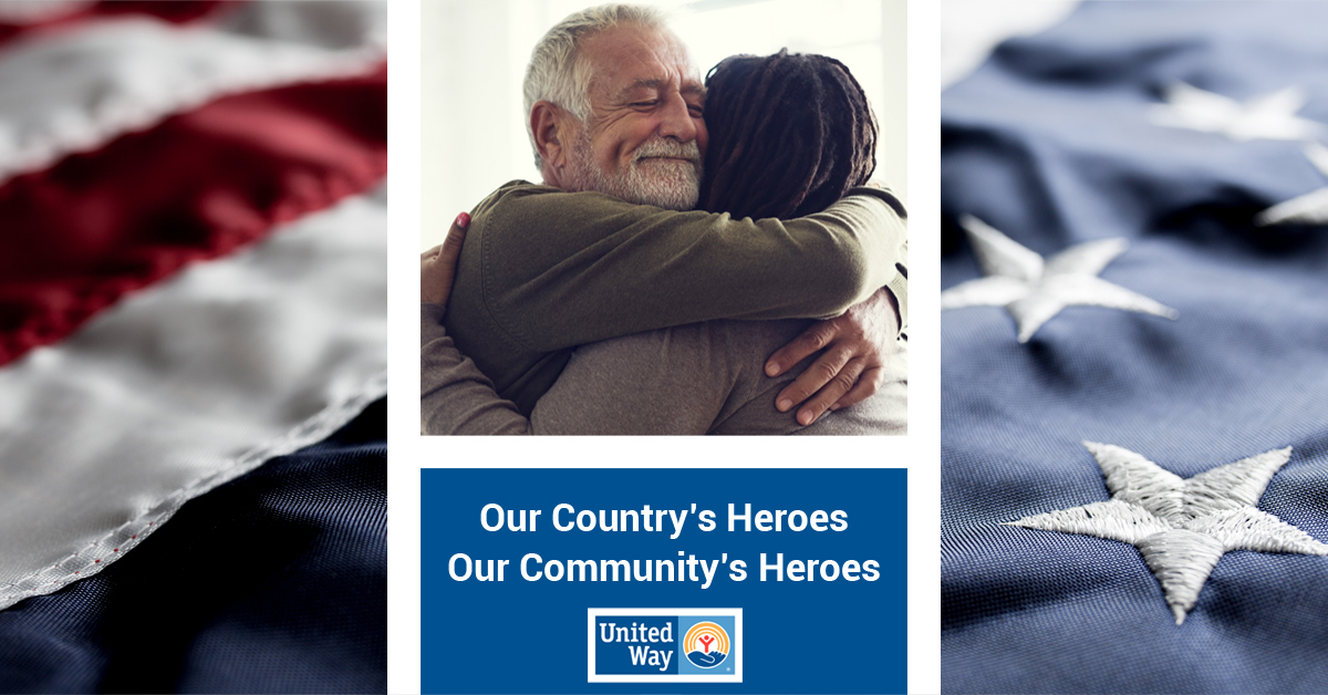 UNITEDWAYAL's tweet photo. On Veterans Day we thank those who’ve served our country. See how our Priority Veteran Program is honoring those heroes. https://t.co/b3DVe2bkPq https://t.co/az0prQ5bvK