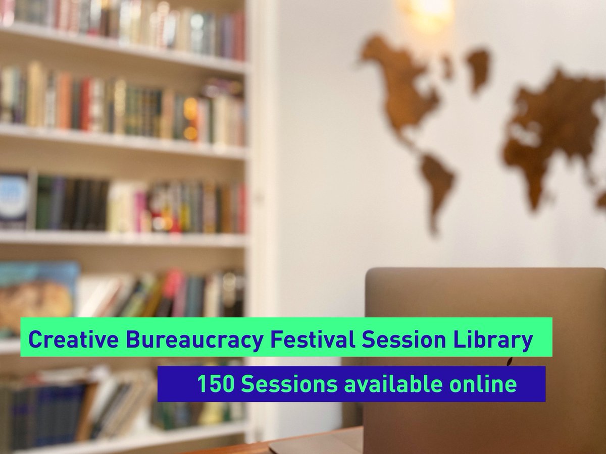 CreatBureauFest's tweet photo. How can we turn radical disruption into the government’s advantage? It’s time to think the unthinkable. 🤔💡 

A session of the #CBF2020 available online in our Session Library: https://t.co/gn5Mi0wbFY

#creativebureaucracyfestival #disruption #watchonline  #government #library https://t.co/ZpndvVNEBi