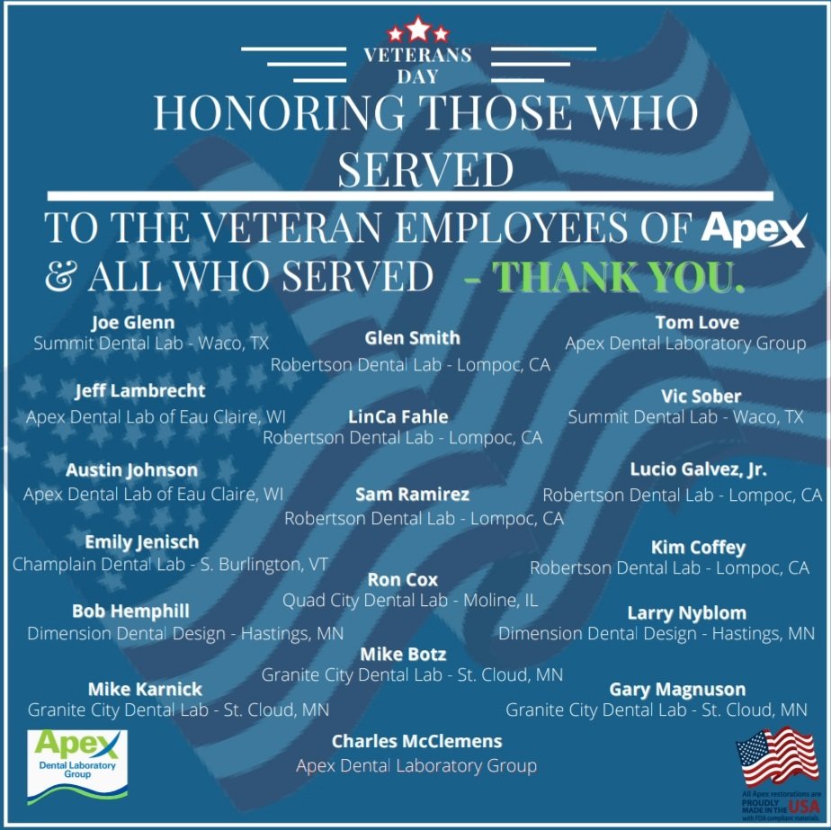 Apex Dental Laboratory Group tweet media