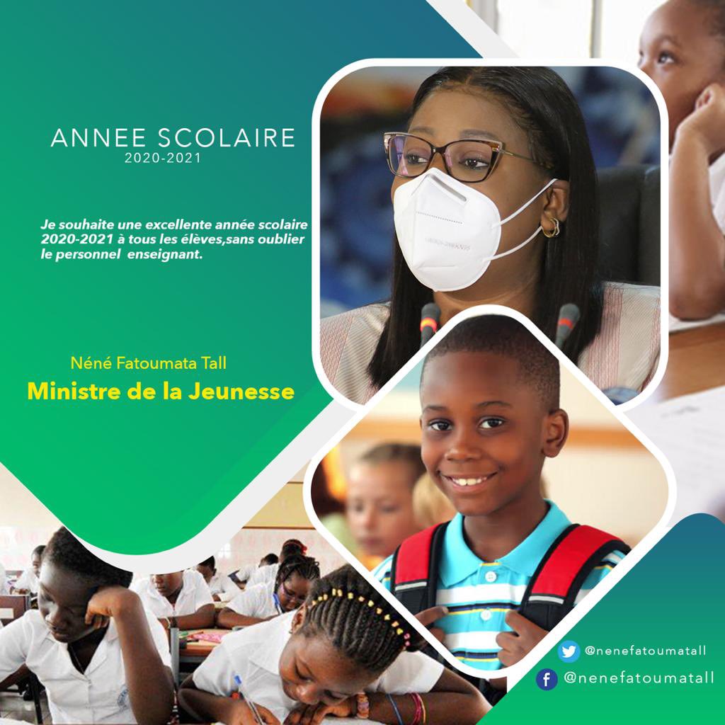 Néné Fatoumata TALL, (@nenefatoumatall) on Twitter photo Je souhaite une excellente année scolaire 2020-2021 à tous les élèves, sans oublier le personnel enseignant.<a href="/Macky_Sall/">Macky Sall</a> <a href="/PR_Senegal/">Présidence Sénégal</a> @Fall_Sforza <a href="/racinetalla7/">Racine Talla</a> Je souhaite une excellente année scolaire 2020-2021 à tous les élèves, sans oublier le personnel enseignant.<a href="/Macky_Sall/">Macky Sall</a> <a href="/PR_Senegal/">Présidence Sénégal</a> @Fall_Sforza <a href="/racinetalla7/">Racine Talla</a>