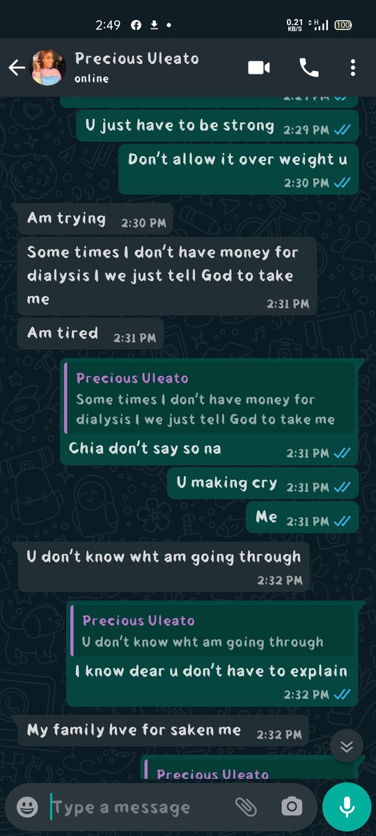 phbreeds's tweet photo. Please my brothers and sisters please this young lady is suffering from  kidney failure she needs transplant. all she's asking is help from Nigerians please. Her family have given up.
#RattleSnakePremiere #RattleSnakePremiere

#CuppyDay https://t.co/mfb6MzL2u3