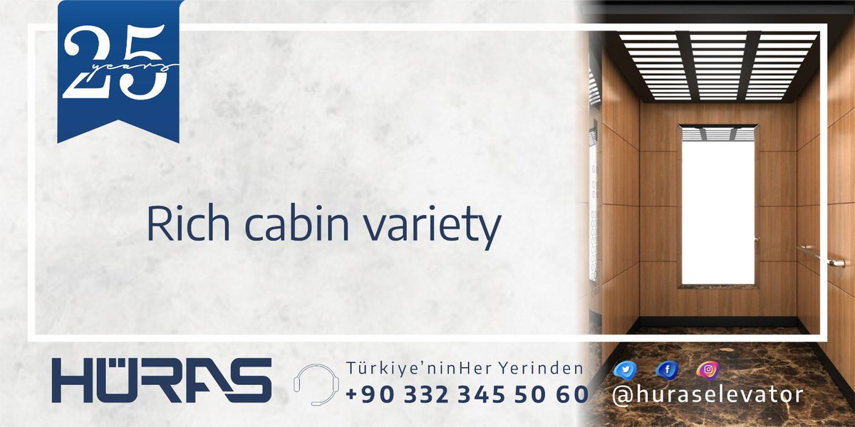 ElevatorsHuras's tweet photo. Rich cabin variety
#ElevatorSystem #Elevator #Lift #Vilift #Building #HurasAsansör #HürasElevator #CompleteElevator #Spareparts #HurasDoor #HurasLift https://t.co/aR9g8yDTXP