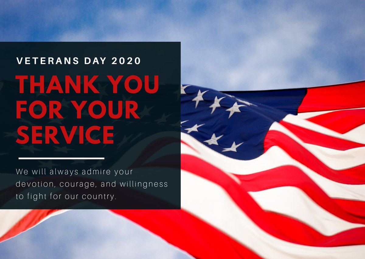 A salute to all who served in our Armed Forces. Thank you. #VeteransDay2020 🇺🇲