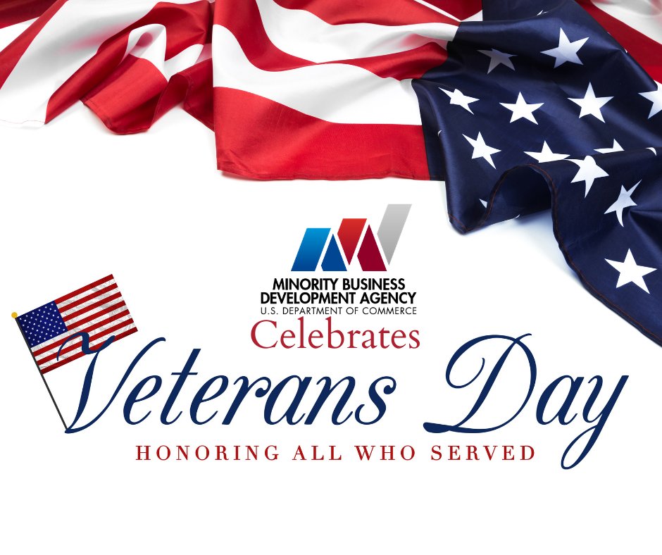 USMBDA's tweet photo. Saluting all the brave men and women who have served in the armed forces. Celebrating all #VeteranBusinessOwners.
#WinningTheFutureNOW #MBE #VeteransDay #Entrprenuership #VeteranOwned #Vetrepreneur #OwnYourFuture https://t.co/iIWQEk6H1S