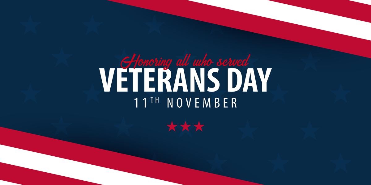 Let’s take time today to recognize and honor those who have served and continue to serve our country. 
 
Your selflessness, service, and sacrifice to our country is much appreciated. 

Thank you for all that you do and Happy Veterans Day!