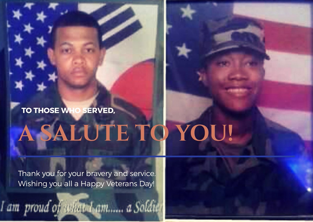 TeamHollidayFam's tweet photo. The Team Holliday family is proud to honor our founders Chris &amp; Erica Holliday, as well as all of our veterans who have bravely served to protect our nation. Thank you for your service.

🇺🇸Happy Veteran's Day🇺🇸 https://t.co/JfZnEw5c2t