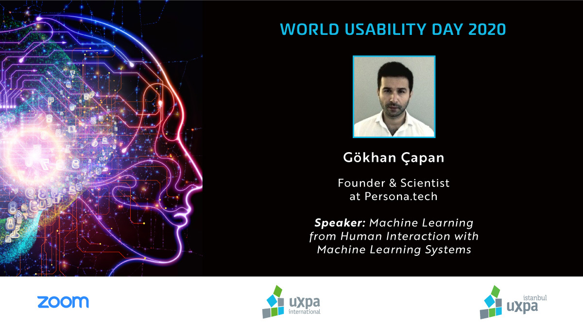 UXPAIstanbul's tweet photo. Gökhan Çapan, Founder of https://t.co/YV9tSVmmb0, will be briefly reviewing some of the important aspects of human-centric machine learning, including topics in fairness in AI and human-AI interaction tomorrow at #WorldUsabilityDay Event hosted by #UXPA Istanbul Chapter.
#WUD https://t.co/JeLyDVW4WJ