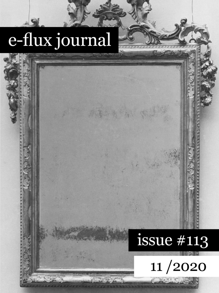 e_flux's tweet image. e-flux journal issue 113 out now!

 with #NikaDubrovsky and #DavidGraeber, #HouHanru and #OuNing #TrevorPaglen and #AlessandraFranetovich, #JumanaManna #SteveLyons and #JasonJones for #NotAnAlternative, #iLianaFokianaki, #AaronSchuster, and #SimonSheikh

e-flux.com/journal/113/