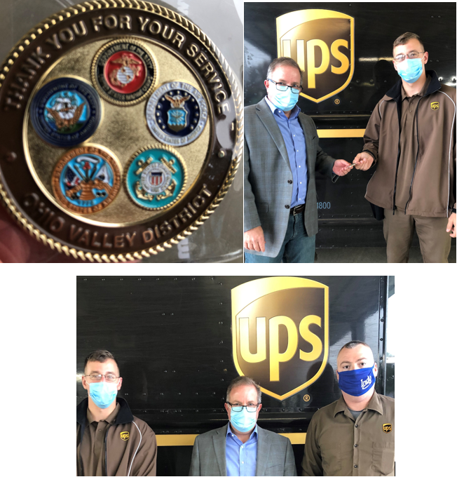 Thanks to all UPSers who Served - Anthony &amp; Justin in our Columbus Indiana Center in the Ohio Valley District #VeteransDay2020 #UPS #ProudUPSers #UPSersAreThere #OhioValUPSers <a href="/RyanFlynn0749/">Ryan Flynn</a> <a href="/charles01221963/">Hank</a> 
<a href="/MaymonStephanie/">Stephanie Maymon</a> <a href="/LeighGuilkey/">Leigh Guilkey</a>  
<a href="/Craigcox_ups/">Craig Cox_UPS</a> <a href="/BrazellsmbSteve/">Steve Brazell</a>
