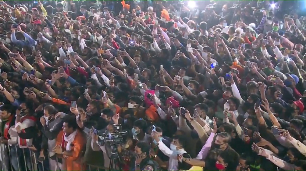 PM Narendra Modi, while addressing BJP workers at headquarter in Delhi, addressed NDA workers for success in Bihar Assembly elections 2020. 