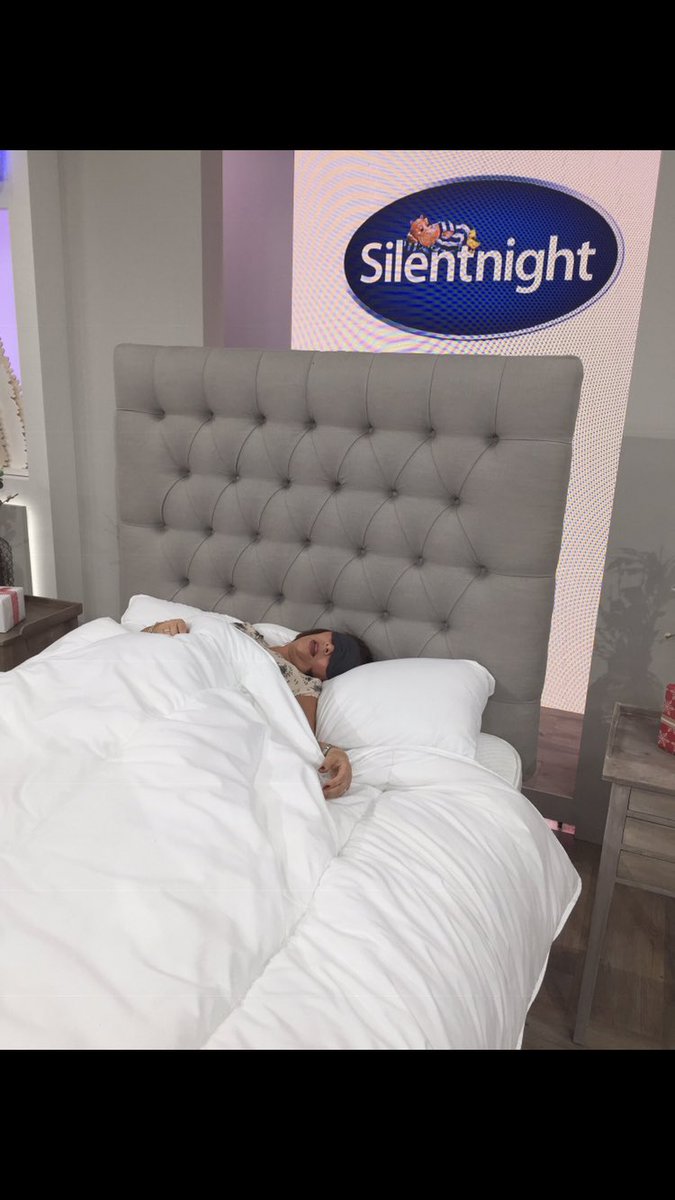 BexRedfearn's tweet photo. Everything we need (including our beloved four-legged buddies) for the perfect Silentnight sleep💤💤 at 8pm @qvcuk with the irrepressible @mecharliebrook . 
Memories of Riley’s tv debut last year❣️
#silentnight #ad #sleep #silentnightbedding #lovemybed 
@silentnightbeds https://t.co/cfM7LyH9m1