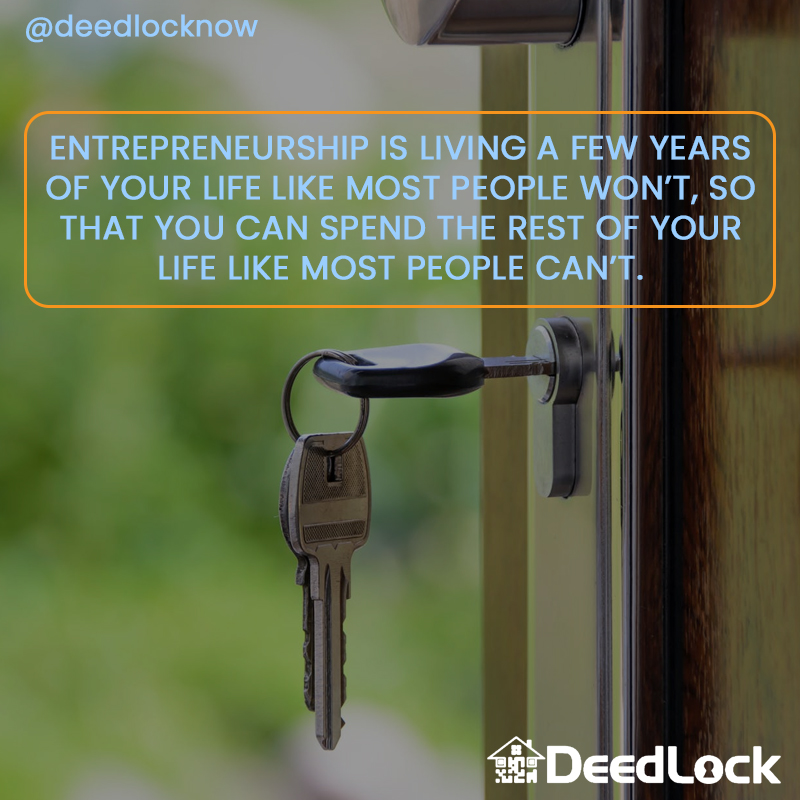 DeedLocknow's tweet photo. Entrepreneurship is living a few years of your life like most people won’t, so that you can spend the rest of your life like most people can’t.
Click here 😎👉 https://t.co/mB7qREZFUO
.
.
#deedlock #realestate #realtor #realestateagent #home #property #forsale #investment https://t.co/fnIR7rvVSD
