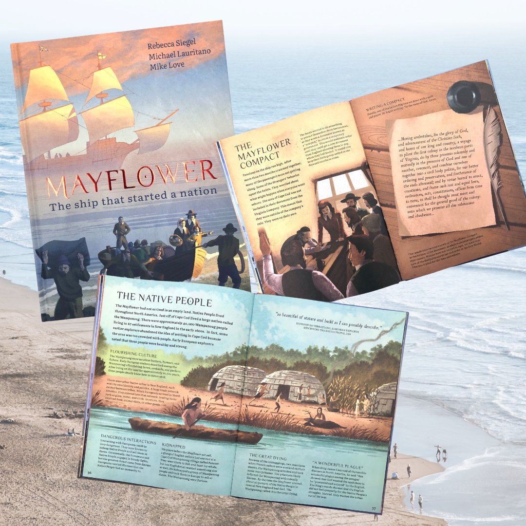QuartoKids's tweet image. [Giveaway] Today is the 400th anniversary of the signing of the Mayflower Compact.  Learn more about The Mayflower and colonization in this new book. Enter giveaway: ow.ly/cfec50C2NWi