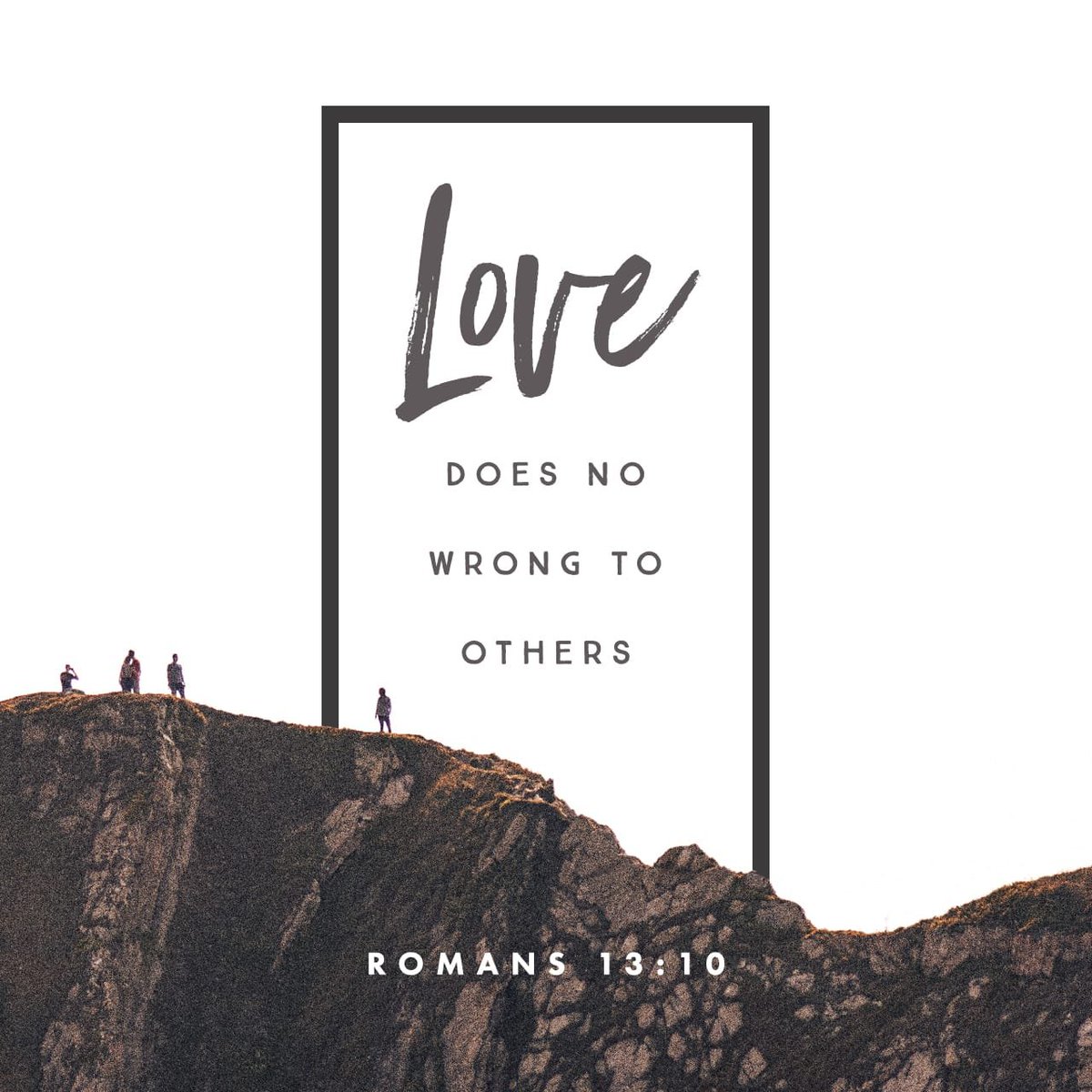 theGDYM's tweet photo. "Love does no harm to a neighbor; therefore love is the fulfillment of the law." Romans 13:10 #WordWednesday #GDYM20 https://t.co/qjIurN8iHi