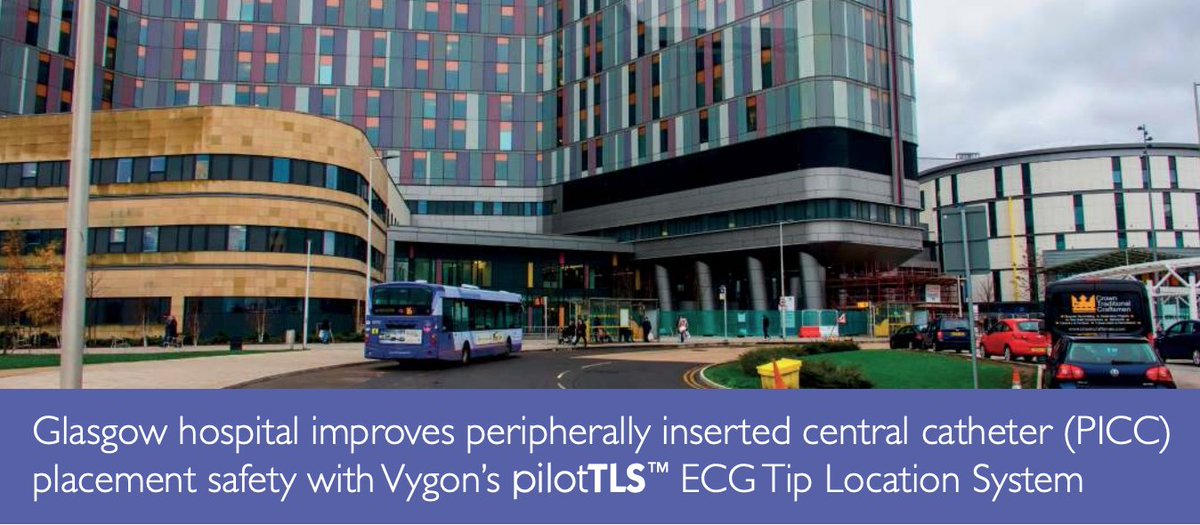 vygonuk's tweet image. Glasgow hospital improves peripherally inserted central catheter (PICC) placement safety with Vygon’s pilotTLS™ ECG Tip Location System.

Read the full NHSGGC evaluation and experience of the pilotTLS ECG Tip Location System here: ow.ly/SquU50ChuNv

#pilotTLS #ECG #PICCs