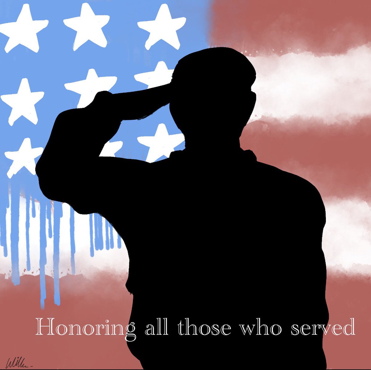 GaynorMcCownELS's tweet photo. Thank you to all veterans. Freedom isn’t free. 
*Artwork by McCown ninth grader Wilbur Karlicki in Ms Armao’s Art club 🥰🤩❤️ @ACCESS_NYCDOE @SIBOD31 @NYCOutwardBound @NYCSchoolsHSN12 https://t.co/QDCGc9E0Ic