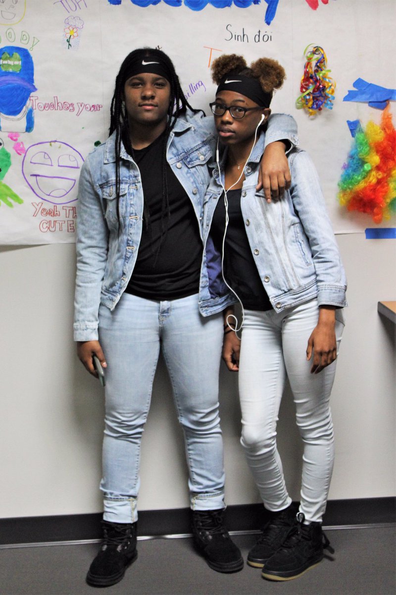 CodeRva2024's tweet photo. Next week is spirit week! Monday is Teacher Twin day. Check out this inspo from twin days in .@coderva1 days past! 👯‍♀️👯👯‍♂️ #WeAreCodeRVA https://t.co/eOrSmusXt3