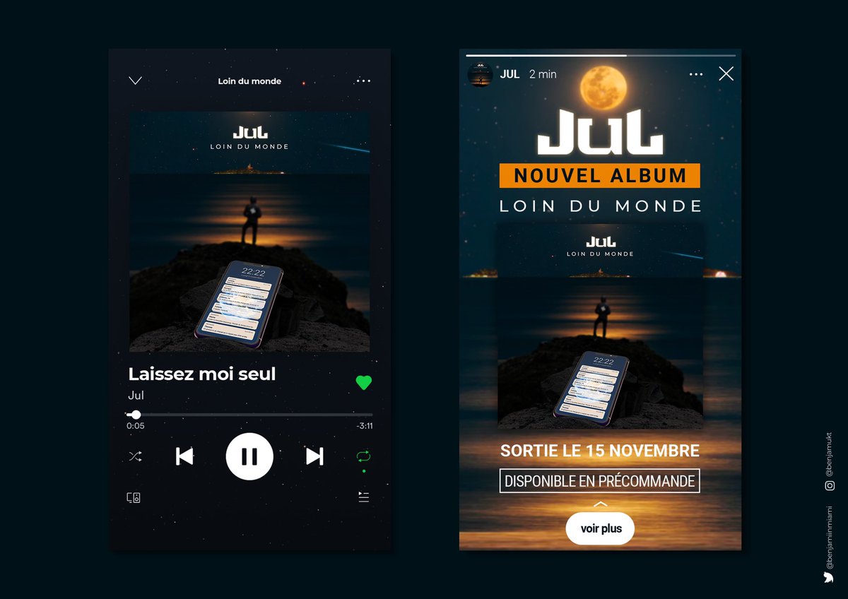 benjamiinmiami's tweet photo. Je vous présente ma participation pour la cover de @jul « loin du monde ». 
N’hésitez pas à me donner vos avis et à partager si ça vous plait. 
Merci d’avance ! 🙏

#jul #loindumonde #cover #rap https://t.co/eXtccKPnvZ