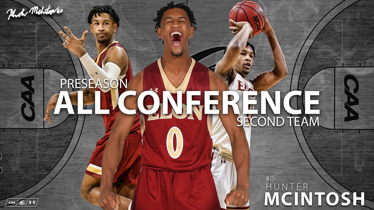 ElonMBasketball's tweet photo. Congrats to our guy Hunter McIntosh (@callmehunt_) for being named to the Preseason All-CAA Second Team 😤

#Team108 #HeatRises🔥 https://t.co/u0pL4aosq2