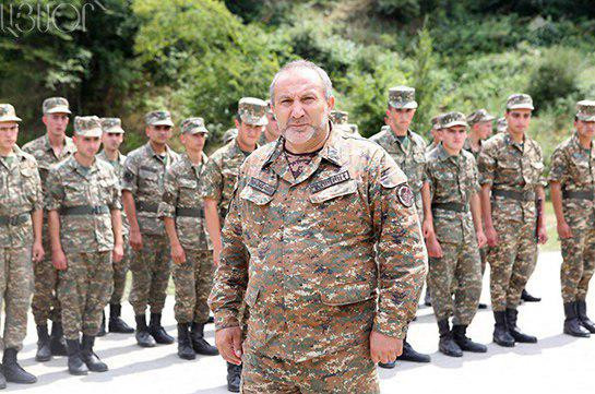 301arm's tweet photo. Reports that Hero of Artsakh, Colonel Jalavyan or "Kyokh", refuses to leave the positions in Artsakh. https://t.co/Qmg1oEgkga