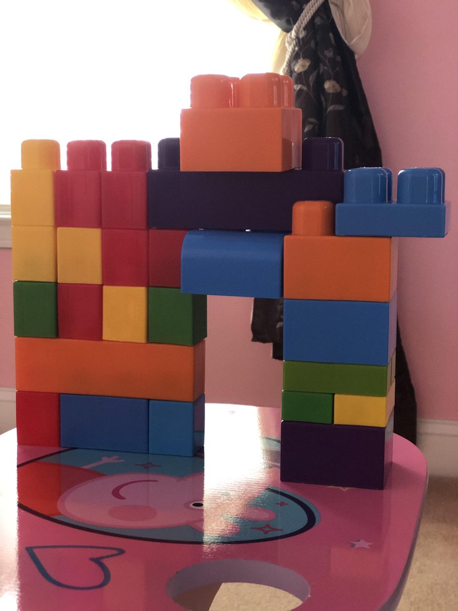 SaraWoodhead's tweet photo. This week we are learning about families. We talked about the different places people live. Yesterday we made houses out of blocks or legos. The kids were so proud of their work! #CESVirtualCoolCats #virtualprek https://t.co/WuLBORJHLD