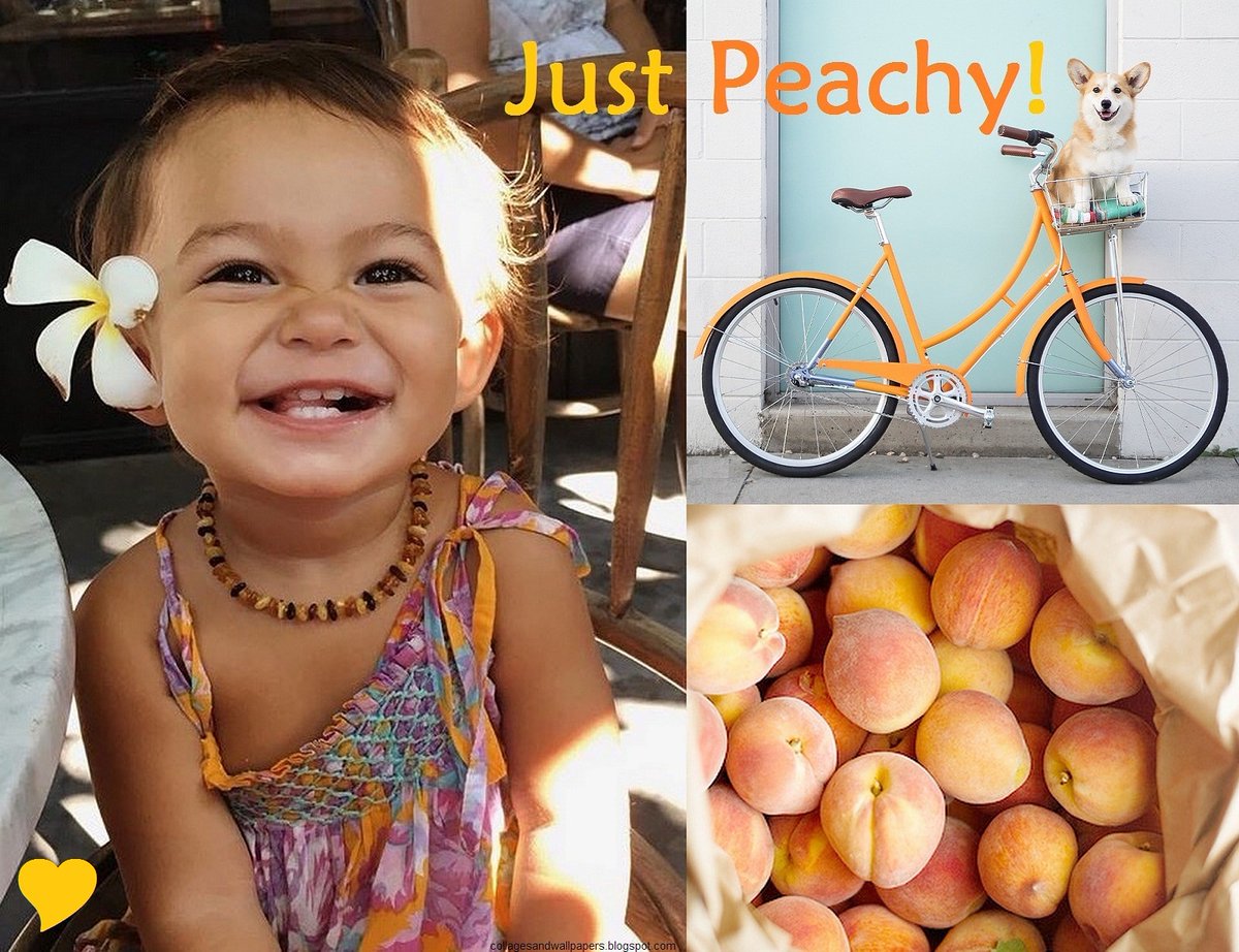 How's it going? 🍑 
#peachy #collage