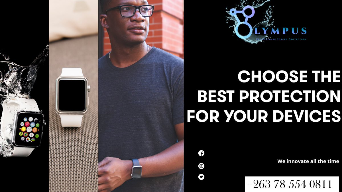 OlympusZw's tweet photo. Your watch, your time.
Protection is key for the things you love. Be sure to choose the right protection to avoid any unwanted accidents.
DYK: you can Nano-coat your watches.
#Olympus #nanotechnology #Screenprotector #Liquid #Liquidprotection #innovation #technologysolutions https://t.co/7V8RNprQmV