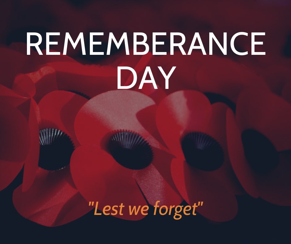 Remembrance Day is an important time to remember those who gave their lives, so we can live the life we have today.  

#RememberanceDay #thankyou #memorial #neverforget