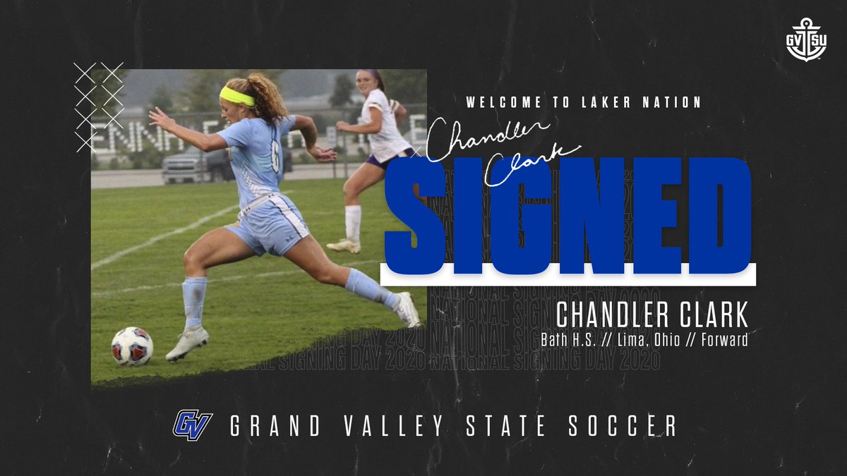 Welcome to GVSU!

“<a href="/chandlerclark02/">Chandler Clark</a> exploded into one of the top high school scorers in the nation. Her pace, power, toughness &amp; courage in front of goal is a handful. As a 3-sport athlete,I’m really excited to see where her game can go once the focus is solely on soccer.”-Hosler