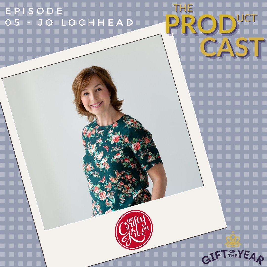 NEW PODCAST EPISODE - Managing Director of The Crafty Kit Co, Jo Lochhead, talks us through her personal journey, the business ethos, the core values that they live by, and some of their previously successful #GiftoftheYear entries and their 2021 hopes. bit.ly/2Uj1rwc