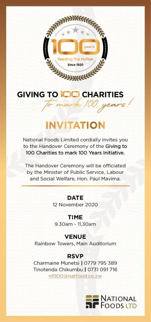 FundisaCF's tweet photo. We’re so humbled and excited to have been invited to attend this event tomorrow as we celebrate National Foods’ 100th anniversary 🙏🏽
We cannot wait to receive our goodies which are going to help us put smiles on a lot of faces as we approach festive season ✨ https://t.co/pzfhAfD2at