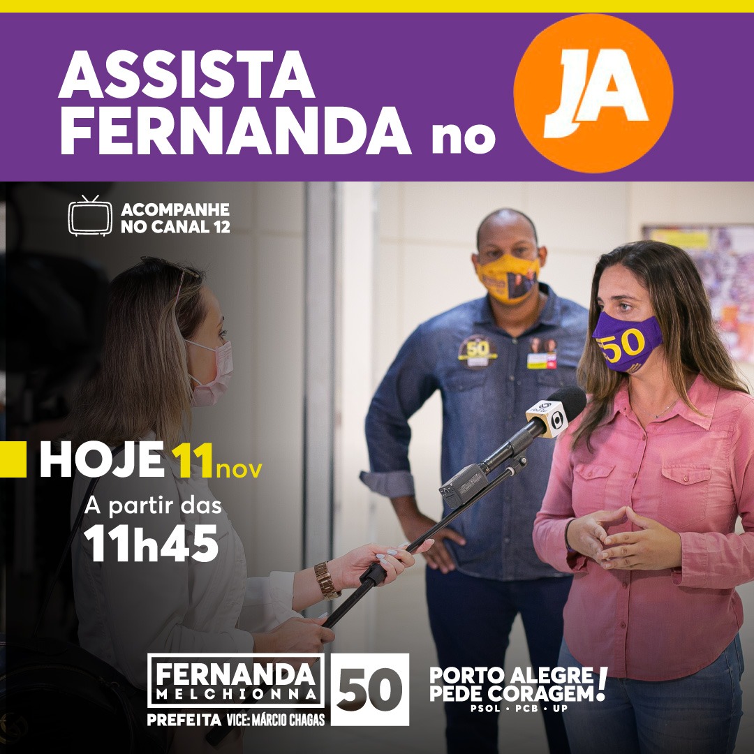 Hoje nossa agenda conta cobertura do Jornal do Almoço. Na manhã desta quarta-feira tive um encontro com os companheiros do <a href="/simpapoa/">SIMPA</a>, onde apresentamos as propostas do partido para os municipários e assinamos uma carta nos comprometendo a revogar ataques de Marchezan. #Fernanda50