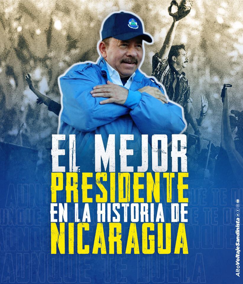 raulavico's tweet photo. El mejor presidente de la historia de #Nicaragua esta de cumpleaños mañana! La militancia Sandinista lo celebra desde ya!                                      Adelante Daniel! Es nuestro el porvenir!               #DanielMiPresidente2021 https://t.co/SMmTyxFaGK https://t.co/bX6Q3oxcGt