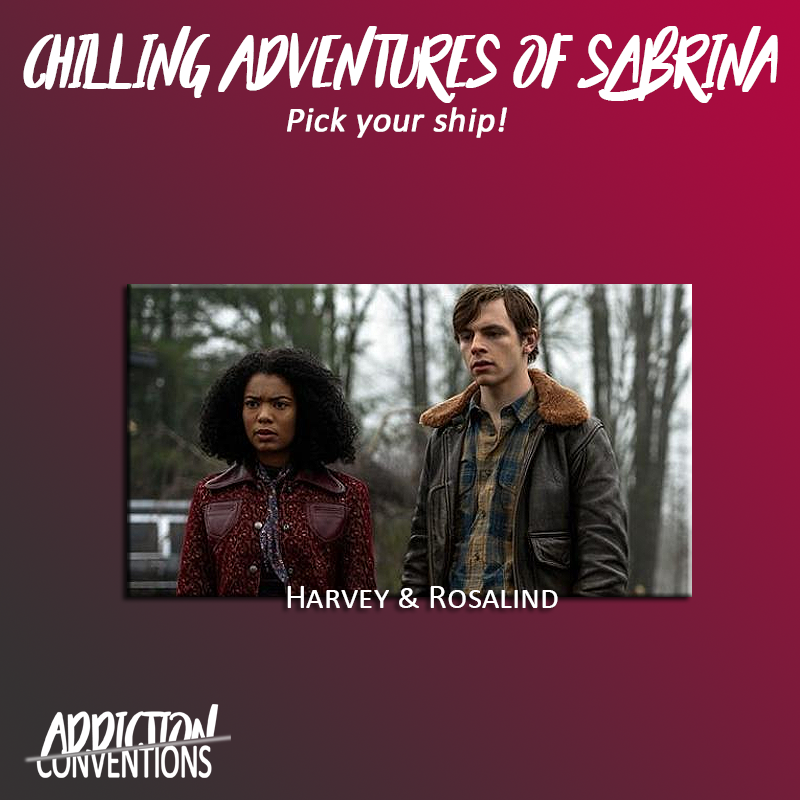 AddictionConv's tweet photo. 🧙‍♀️ CHILLING ADVENTURES OF SABRINA: 🧙‍♀️
RT pour Nick/Sabrina
Commente pour Harvey/Rosalind
Like pour Harvey/Sabrina
#OneDayInGreendale #ODIG #ChillingAdventuresOfSabrina @BBConventions https://t.co/0PSPvDXpoY