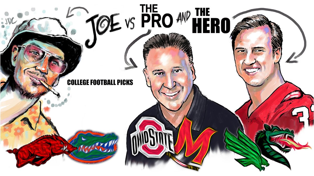 JoeGoodmanJr's tweet photo. Huge shoutout to @bmabercrombie30, who went 6-0 against the spread last week in everyone's favorite gift to society, Joe vs. the Pro and the Hero. Alabama and Auburn are idle once again, but the #GrandExperiment soldiers on. Fresh picks on Thursday morning. https://t.co/RtYMityUuK