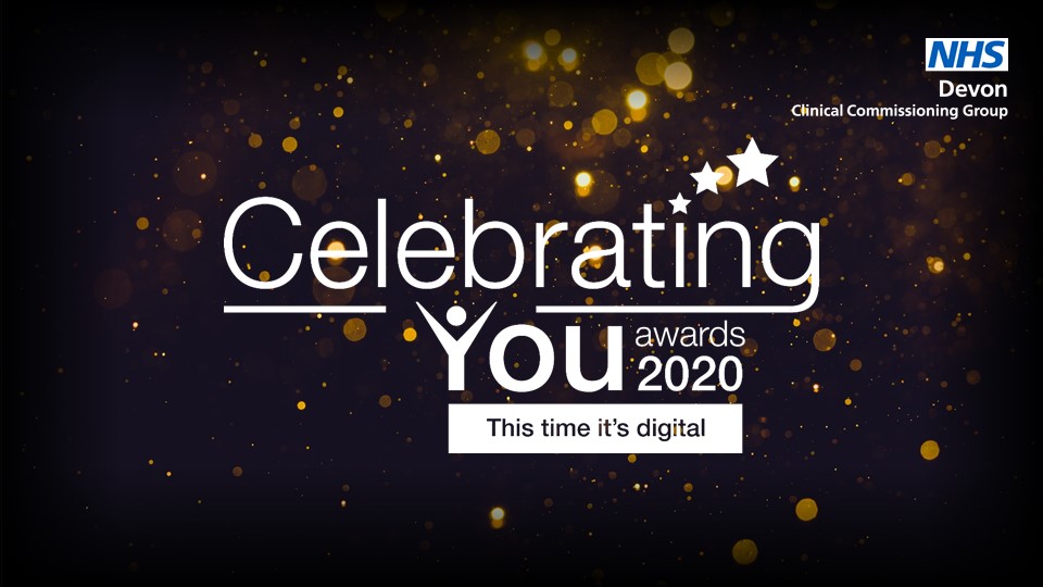 NHSDevon's tweet photo. Our Celebrating You Awards 2020 take place online this afternoon – recognising our staff for their incredible achievements over the past year 🎉

Awards winners will be posted on here throughout the event 

#CelebratingYou #ThisTimeItsDigital #WorkingTogetherForDevon https://t.co/OAhhyxnIQe