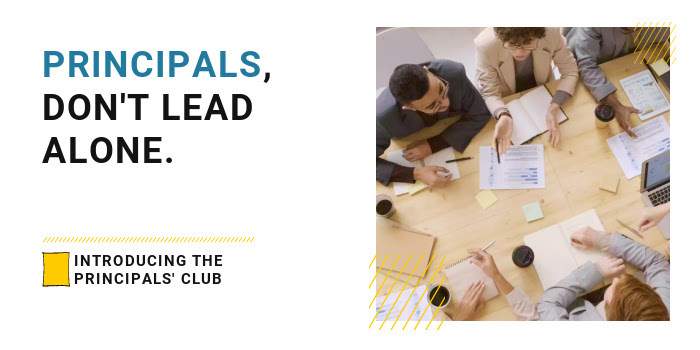 Principals3in3's tweet photo. Introducing the Principals' Club
...we just rolled it out to 30 administrators, so please jump in and feel free to offer ideas or requests for features. 
https://t.co/aMsum1sC09

> It's free.
> It's simple.
> You're invited!

Join Today at https://t.co/aMsum1sC09 https://t.co/BQ3oJyAX6t