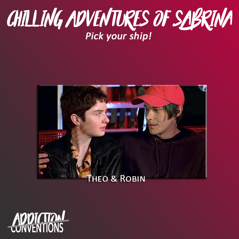 AddictionConv's tweet photo. 🧙‍♀️ CHILLING ADVENTURES OF SABRINA: 🧙‍♀️
RT pour Ambrose/Prudence
Commente pour Theo/Robin
Like pour Zelda/Faustus
#OneDayInGreendale #ODIG #ChillingAdventuresOfSabrina @BBConventions https://t.co/1ivrHg5JuF