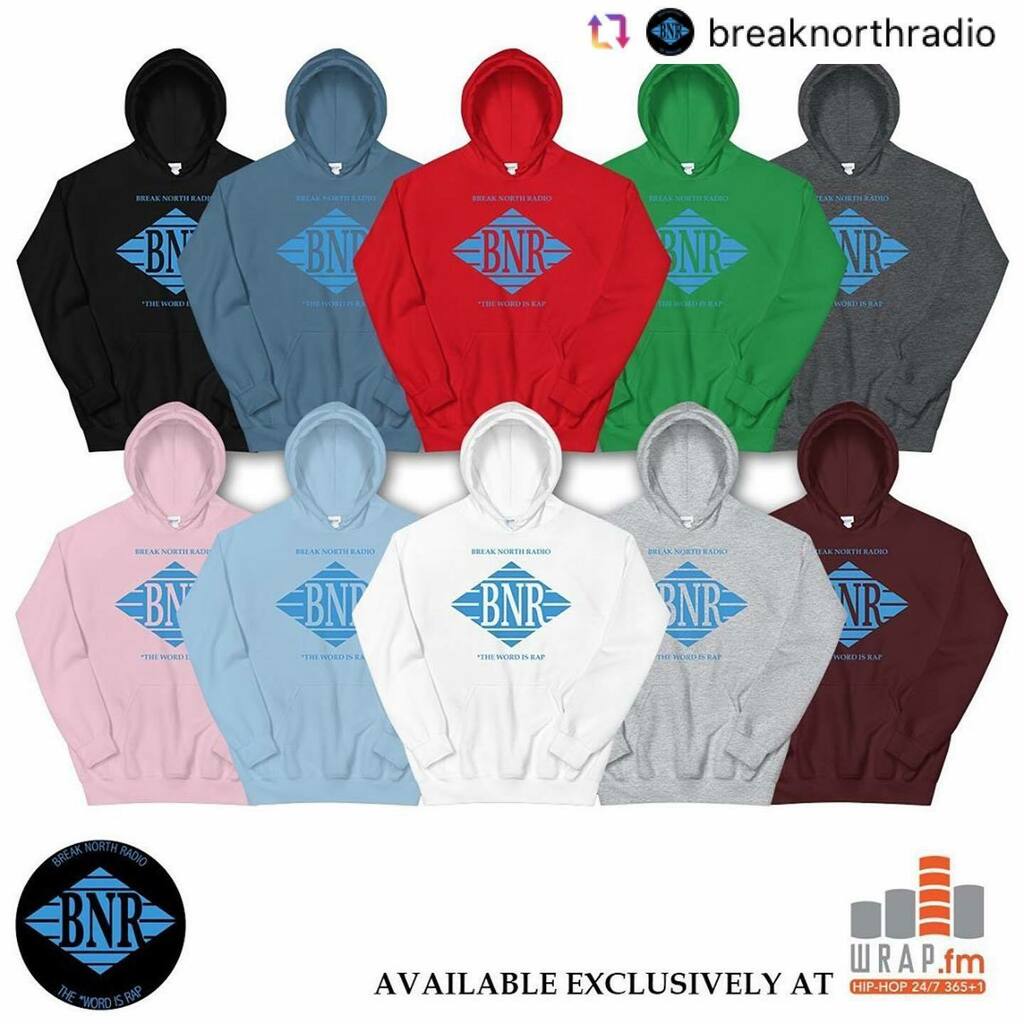 WRAPfm's tweet photo. Available now!!! Check https://t.co/KDLGLYnO7J for these hoodies from @breaknorthradio and other dope hoodies, hats, snapbacks, mugs, etc!! #hoodie #hoodieseason #wrapfm #breaknorthradio #fallfashion #hiphopapparel https://t.co/fII4Zj5LuO https://t.co/iMEfeO0YgA