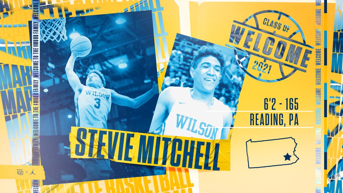 SIGNED! Excited to officially welcome <a href="/StevieM259/">Stevie Mitchell</a> to the #mubb and <a href="/MarquetteU/">Marquette University</a> family! RELEASE: bit.ly/3f0zF17