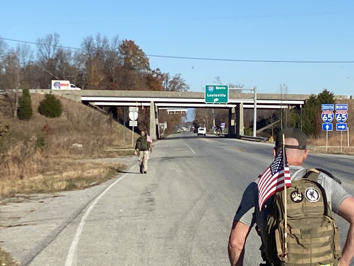 JakeMedlen's tweet image. Hey @angelaganote will you please give the Warrior 110 some on-air love today (Veterans Day)? They’ve hiked over 100mi raising awareness for #Veterans struggling w/ #PTSD #anxiety &amp;amp; thoughts of #suicide. Mission accomplished party tonight 6pm in Franklin @ The Mint!