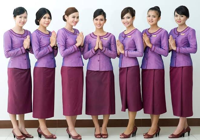 WomenofSEA's tweet photo. #CambodiaAngkorAir flight attendants

#Cambodia
#ASEAN
#WomenofSEA https://t.co/BUkZG7R9pu