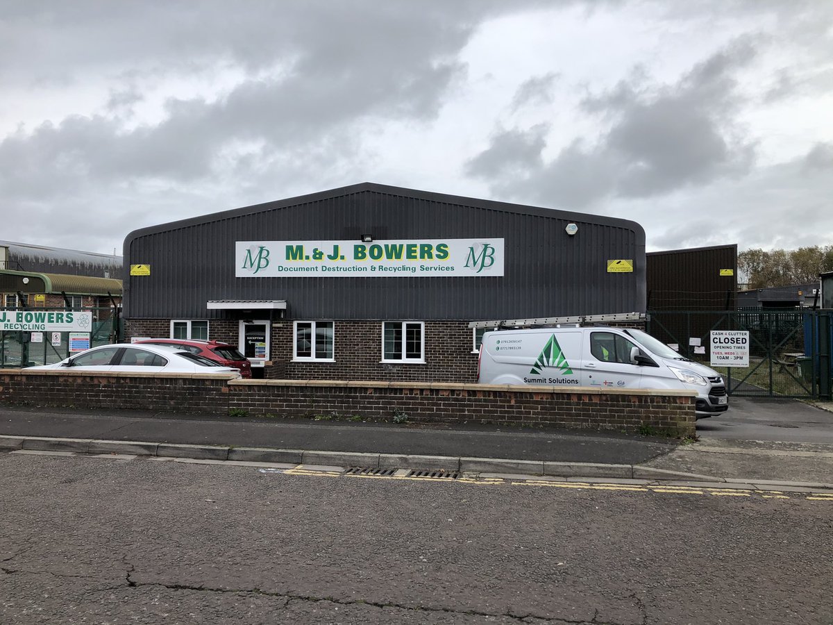 Floodlighting repairs <a href="/SWRecycling/">M&J Bowers Ltd</a>