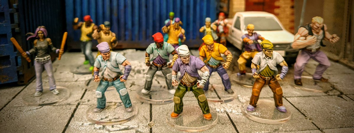 BloodKeep's tweet photo. The Purple Dragons in IDWs ninja turtles fluctuate between gang bangers, a rather violent neighborhood watch and even beginning foot soldiers in a city wide war.
#TeenageMutantNinjaTurtles #TMNT #purpledragons #CityFall #IDWGames #Boardgames https://t.co/iETUCFvBZC
