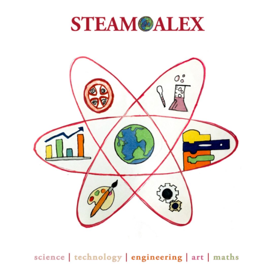 alexcollege's tweet photo. Well done to Saoirse J (J5R), winner of our STEAM@Alex logo competition! #STEAMatAlex #CreativeAlex https://t.co/6GKIrcqzSY